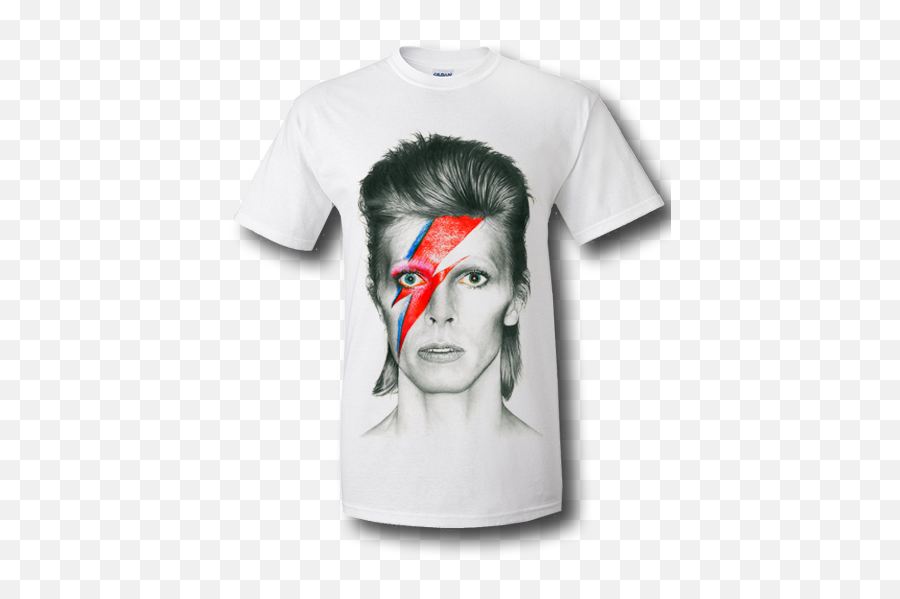 Download David Bowie Aladdin Sane T - Shirt Featuring Pencil Bowie Aladdin David Bowie Is T Shirt Png,David Bowie Transparent