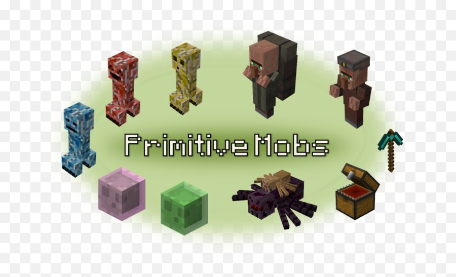 Primitive Mobs For Minecraft 164172174175 - Minecraft Story Mode All Mobs Png,Minecraft Forge Logo
