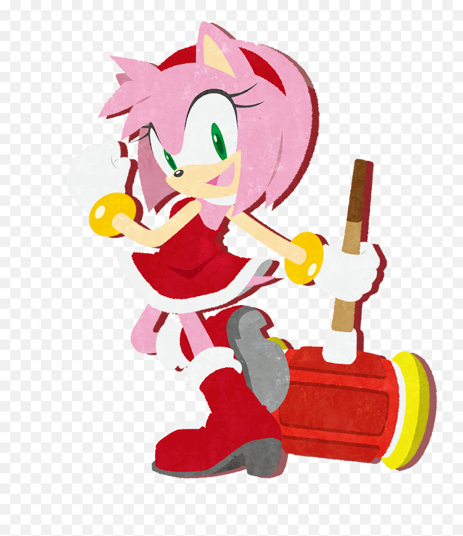 Download Chili Dogs Sonic Art Amy Rose Equestria Girls - Amy Rose Transparent Png,Amy Rose Transparent