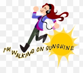 Charlie Bradbury I M - Walking In Sunshine Walking On Sunshine Clipart Png,Sun Shine Png