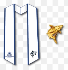 Convocation Stole And Pin - Nsu Shark png