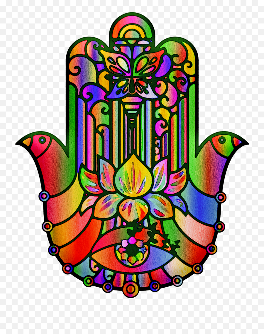 Watercolor Hamsa Hand Of Fatima - Hamsa Hand Png,Hamsa Png