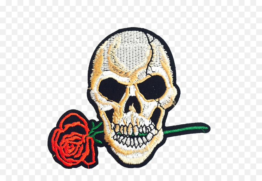 Download Hd Rose - Rose And Skull Png,Png Skull
