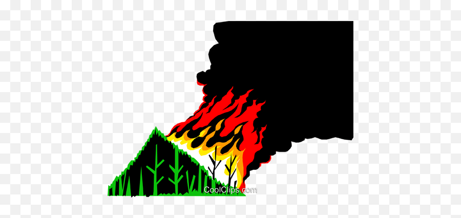 Download Hd Forest Fire Royalty Free Vector Clip Art - Transparent Forest Fire Png,Fire Vector Png