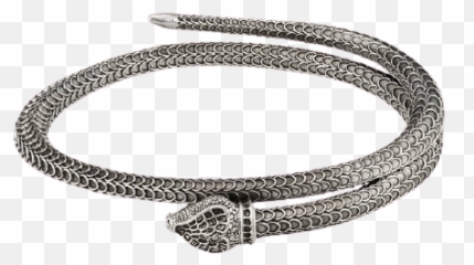 Gucci Garden Cuff Bracelet - Mens Snake Bangle png