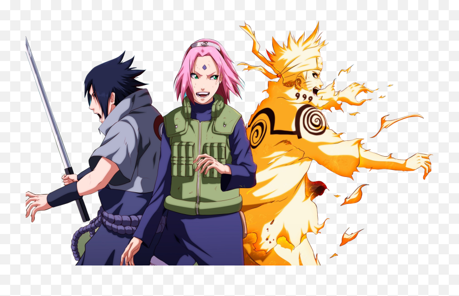 Download PNG Naruto, Team 7 - Free Transparent PNG