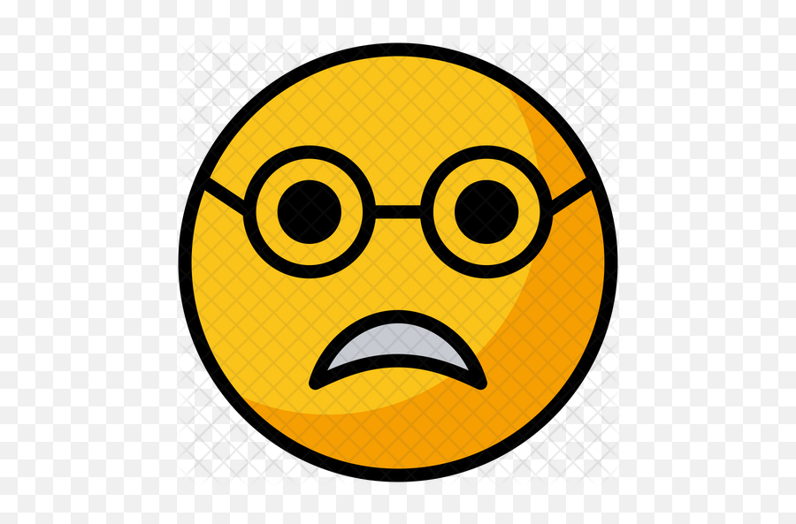 Scared Face Emoji Icon - Circle Png,Scared Emoji Png