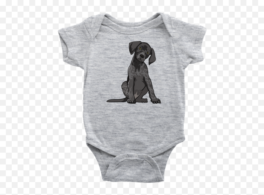 German Shorthaired Pointer Dog Baby Romper Bodysuit Funny Lover Gifts 9169 - Dont Kiss My Baby Png,Funny Dog Png