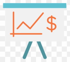Money Chart Flat Icon - Transparent PNG u0026 SVG vector file Png Dinero Y Graficas