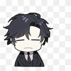 Mystic Messenger Stickers By Haru - Sticker Maker for WhatsApp Jumin Han Stickers png