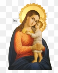 Virgin Mary Png - Baby Jesus And