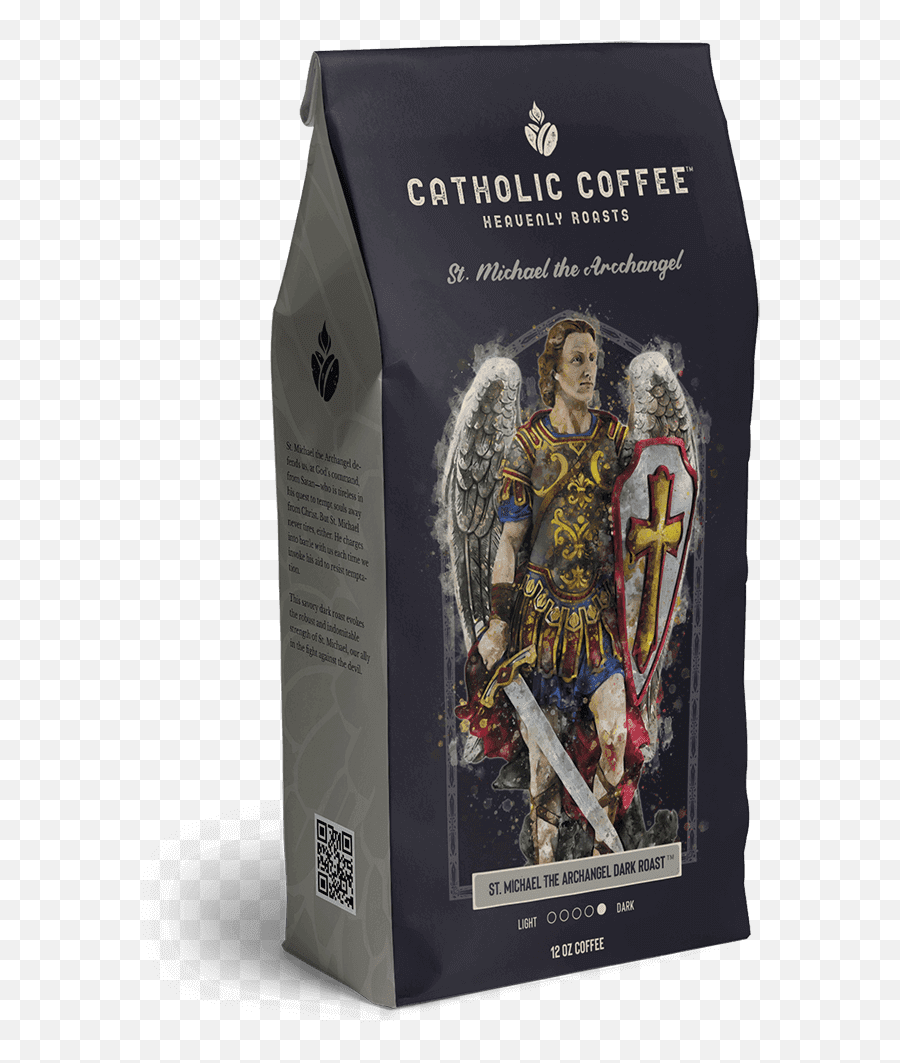 St Michael Dark Roast Coffee - Catholic Coffee Heavenly Fictional Character Png,Michael The Archangel Icon