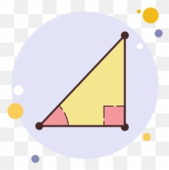 Trigonometry Icon In Circle Bubbles Style - Dot png