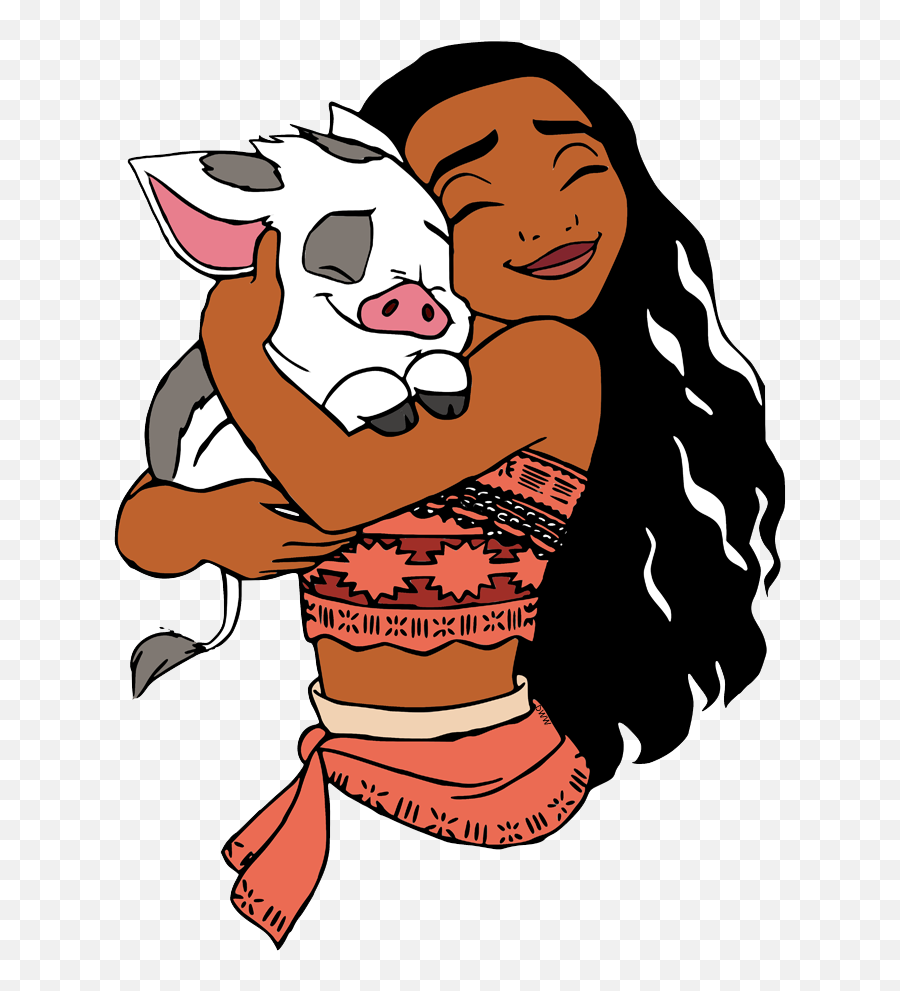 Moana Clip Art 2 Disney Galore Moana And Her Pig Png Hei Hei Png Free Transparent Png Images Pngaaa Com