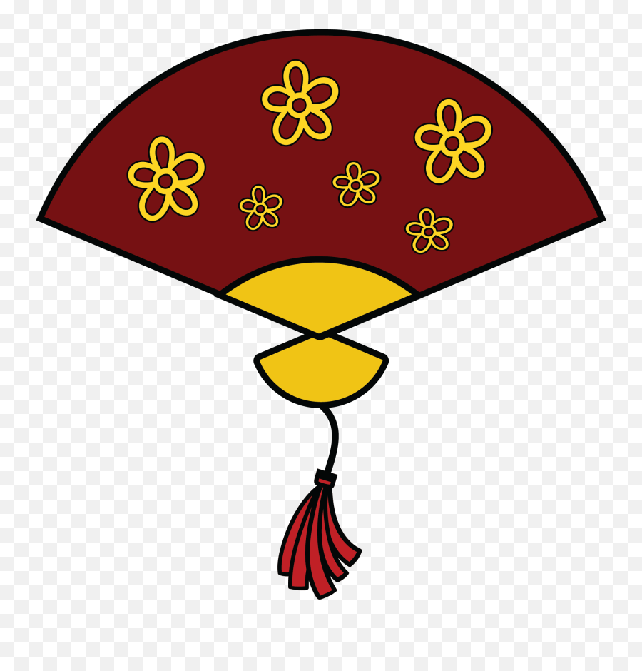 Chineses New Year Fan Flower Flat Icon Graphic By Soe Image - Toy Parachute Png,Red Flower Icon