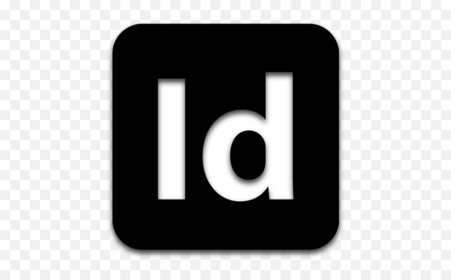 Black Indesign Logo Icon Png Transparent Background Free - Adobe Lindesign Logo Black And White,Afro Icon