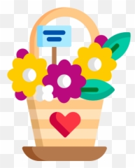 Flower Bouquet - Free valentines day icons Girly png
