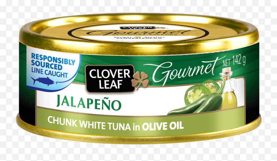 Gourmet Chunk White Tuna U2013 Jalapeño In Olive Oil Clover Leaf - Clover Leaf Sun Dried Tomato Tuna Png,Jalapeno Icon