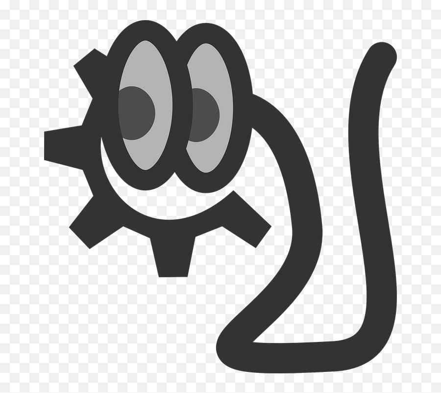 Half Gear Cogwheel Eyeballs - Free Vector Graphic On Pixabay Vector Graphics Png,Worms Icon
