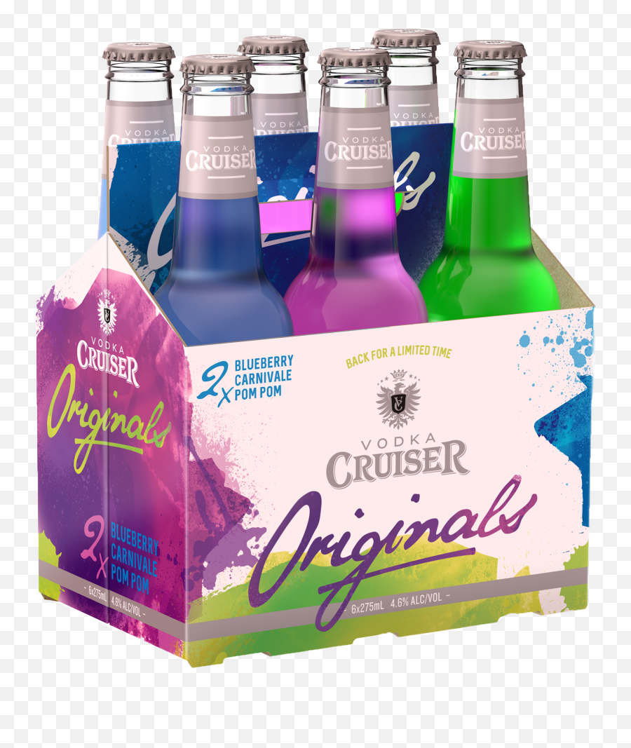 Download Vodka Cruiser Originals - Vodka Cruiser Bottles Flvours Png,Vodka Transparent Background