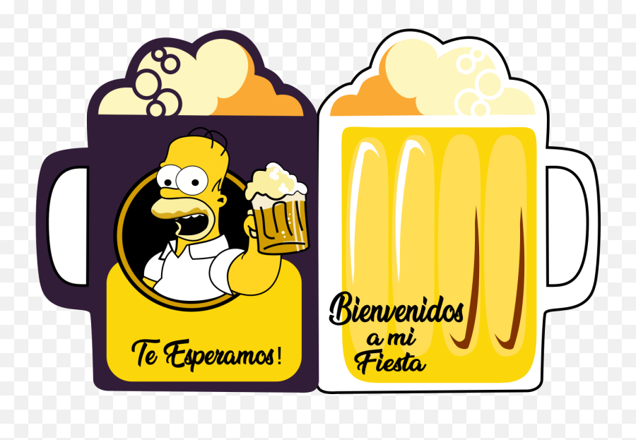 Tarjeta Homero Cerveza Png - Logos De Homero Simpson,Homero Png