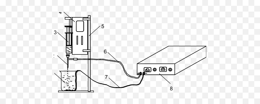 High - Voltage Electricfield Droplet Generator 1container 2 Diagram Png,Pinhead Png