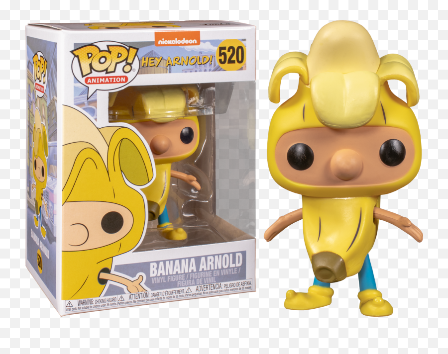 Hey Arnold In Banana Suit Funko Pop Vinyl Figure - Cartoon Png,Hey Arnold Png