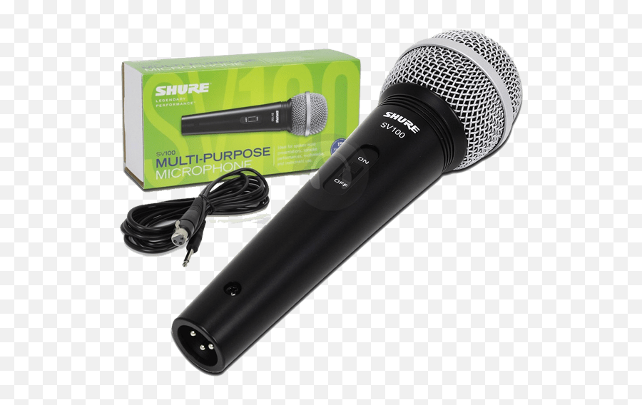 Microphone Shure Sv100 - Shure Sv 100 Mic Png,Microfono Png