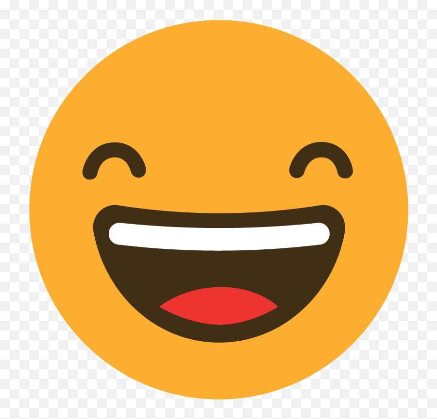 Download Hd Happy Reaction Emoji Icon Vector Graphic - Happy Emoji Icon Png,Happy Icon Png