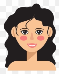 Long Wavy Hair Woman Avatar - Transparent PNG u0026 SVG vector file Imagenes De Avatar Mujer