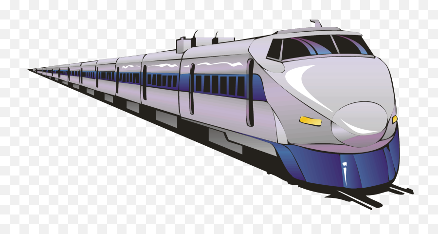 Train Rail Transport High - Modern Train Clipart Png,Train Png