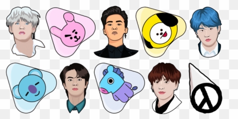 Cursor Collections - Custom browser extension Kpop png