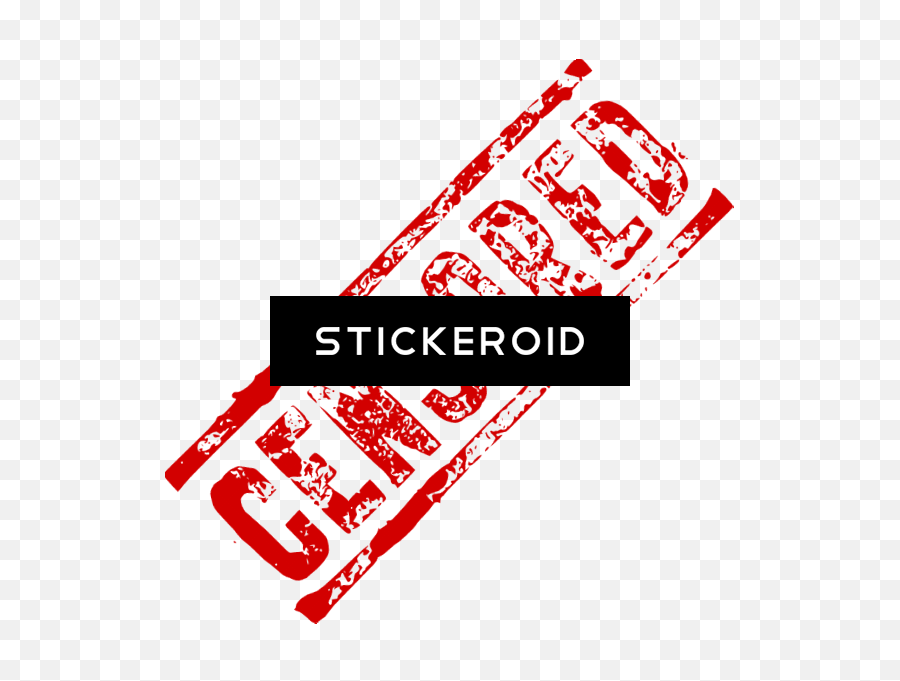 Censored Stamp Tile Coaster Png Image - Censored Sign,Censored Png