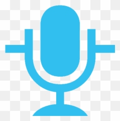 Speechaudio Icon Gaming Logos - Mic Icon In Blue Png,Audio Icon Png