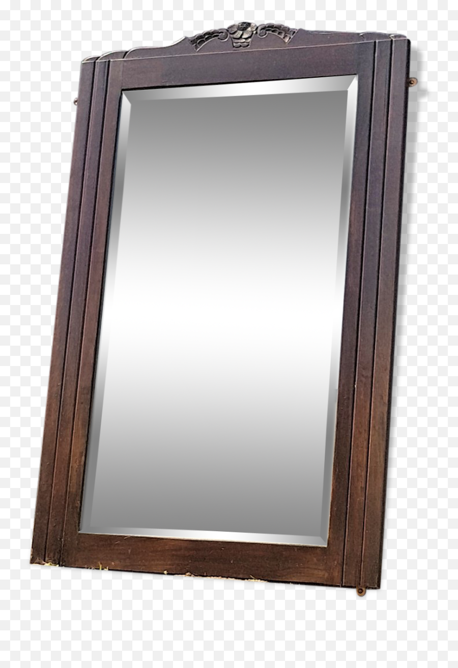 Mirror Frame Wood Dark Art Deco - Art Deco Wooden Frame Mirrors Png,Mirror Frame Png
