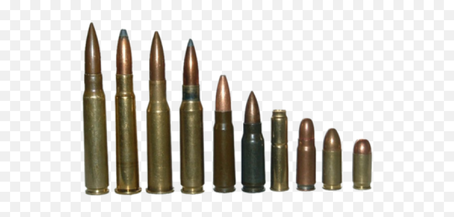 Bullet In Size Png - Bullets Transparent Background,Bullet Belt Png