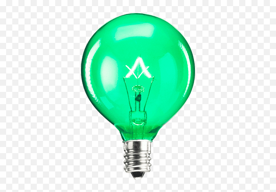 25 Watt Green Scentsy Light Bulb - Green Scentsy Bulb Png,Light Bulb Transparent