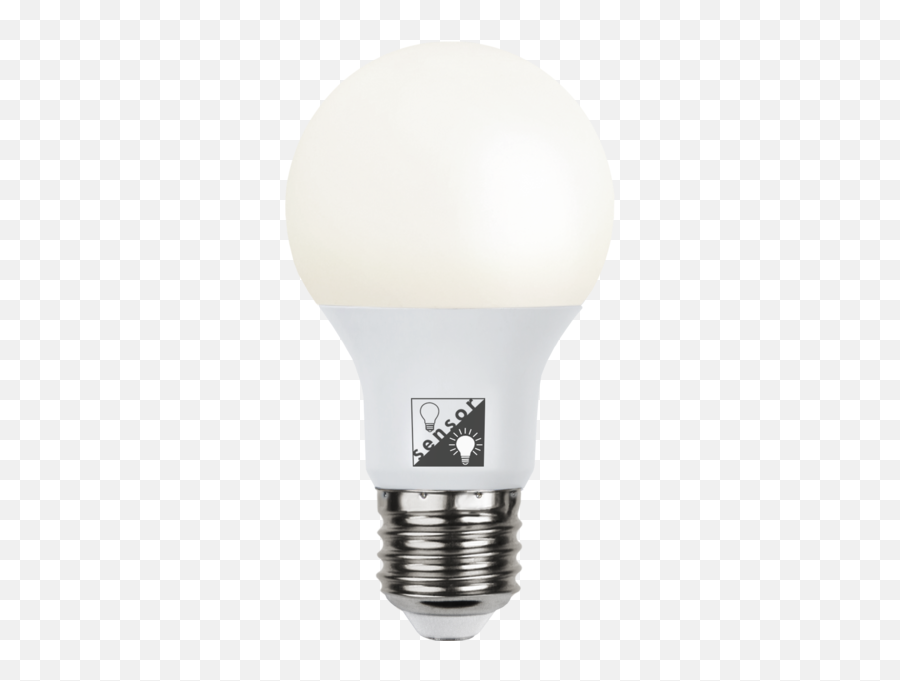 Led Lamp E27 A60 Sensor Opaque - Star Trading Led Lamp Png,White Lights Png