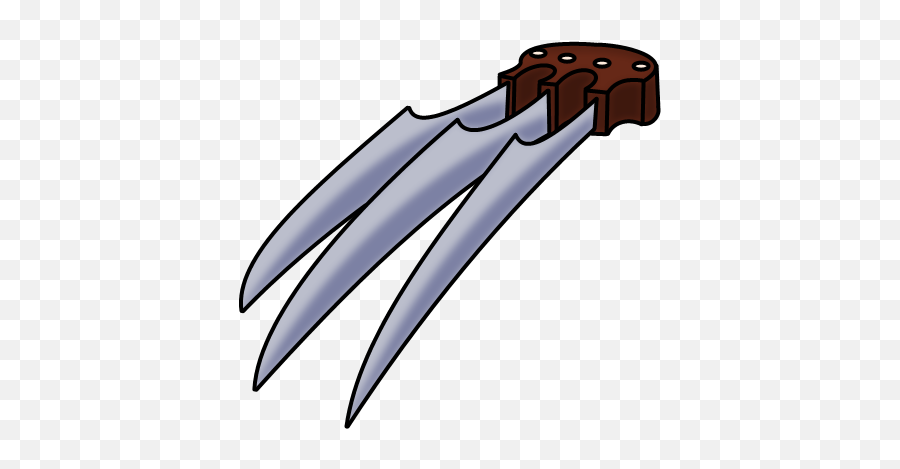 Download Hd Iron Claws Tloz Codan - Dagger Transparent Png Dagger,Wolverine Claws Png