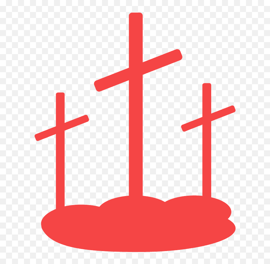 Three Crosses Silhouette - Cross Calvary Png,Three Crosses Png