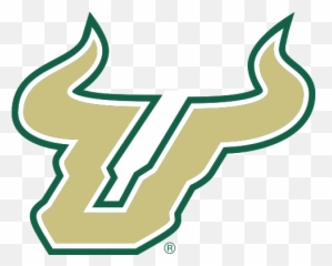 Download Bull Horns Gold Green Outline - South Florida Bulls Logo Png,Bull Horns Png