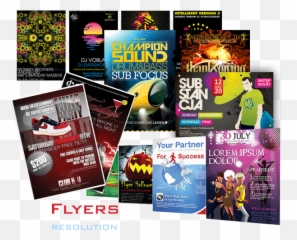 Good Printing Color Flyer With Flyers - Flyer Png,Flyers Png