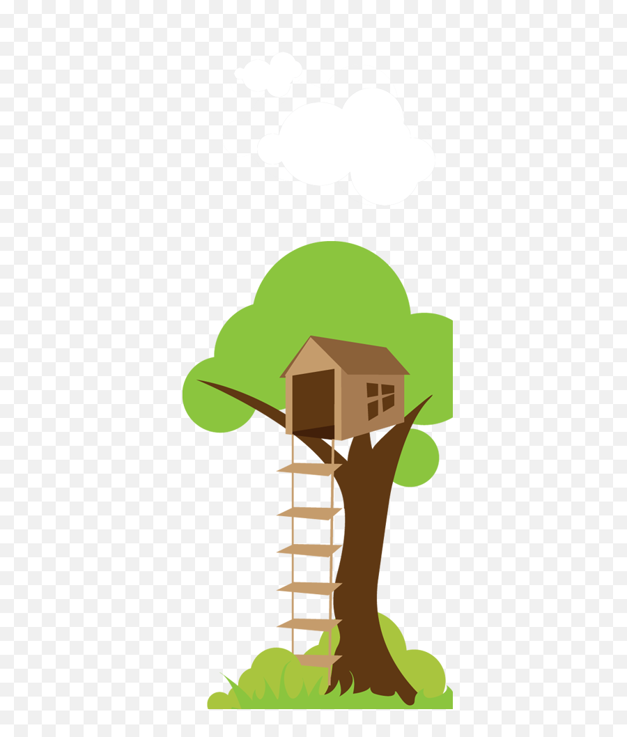 Download Hd Clipart Birds Tree House - Birds On The Tree Clipart Png,House Cartoon Png