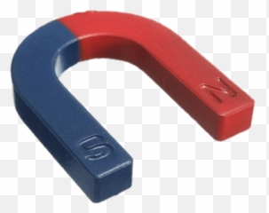 Red And Blue Horseshoe Magnet - Magnet Transparent Png,Magnet Png
