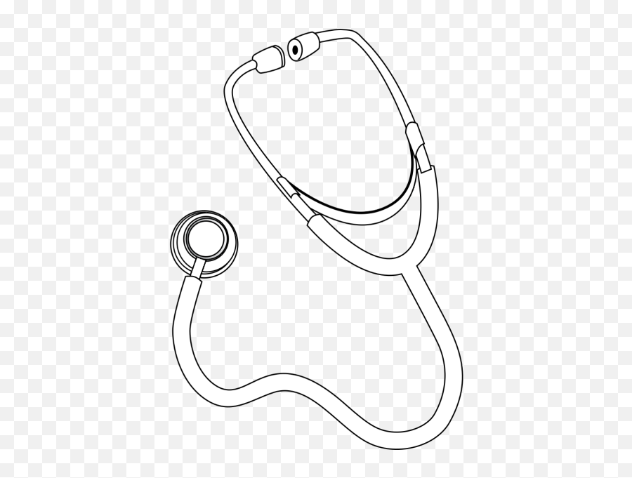 Red Stethoscope Clip Art - Colouring Picture Of A Stethoscope Png,Stethoscope Clipart Transparent