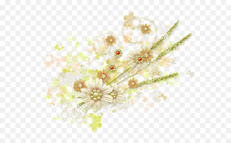 Download Hd Spring Summer Flowers - Clipart Transparent Flower Translucent Background Png,Summer Transparent Background