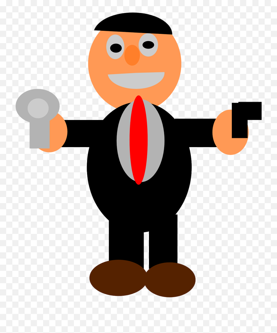 Pimp Hat Png - Gangster Mafia Man People Gun Png Image Spy Transparent Spy Cartoon Png,Gangster Hat Png