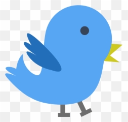 Blue Clipart - Transparent Baby Bird png