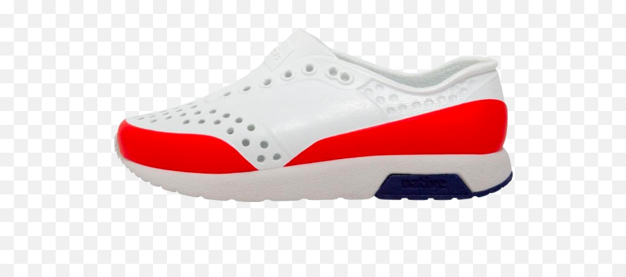 Native - Kidsu0027 Lennox Block Shoe Shell White And Red Outdoor Shoe Png,Kids Walking Png