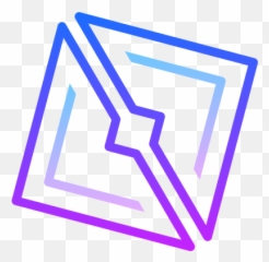 Blue Neon Roblox Logo PNG IMG